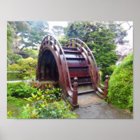 Poster de la SF Japanese Tea Garden Drum Bridge #3