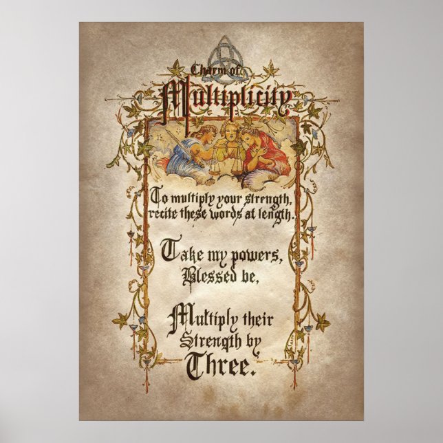 Poster de la soirée sorcière cool (Devant)