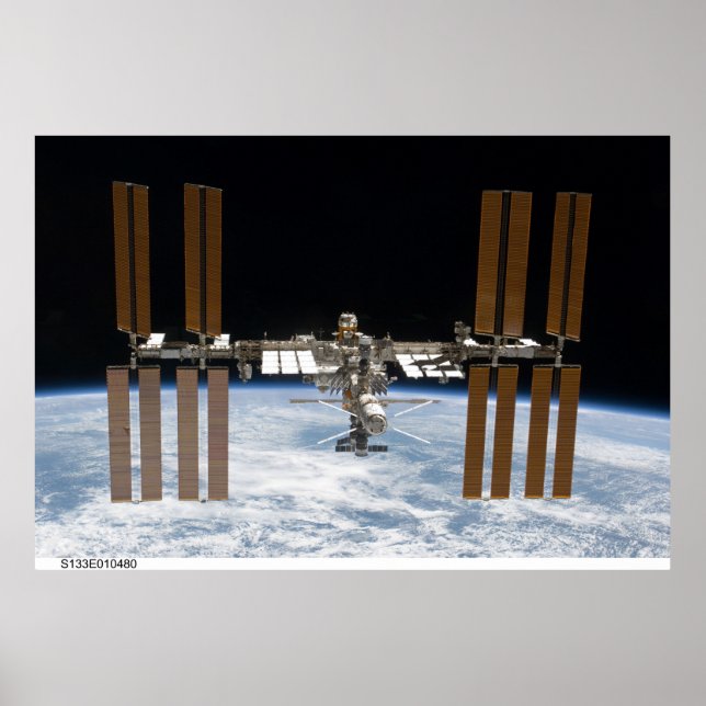 Poster de la Station spatiale internationale ISS (Devant)