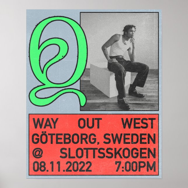 Poster de la tournée Q Marsden (Devant)