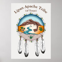 Poster de la tribu Lipan Apache (du Texas)