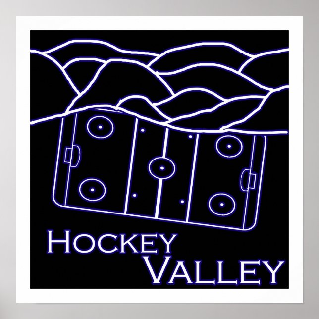 Poster de la vallée du hockey (Devant)