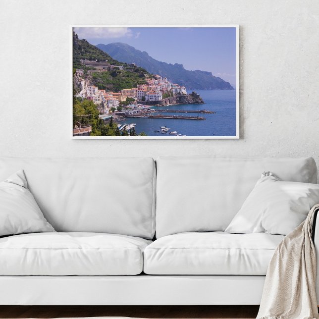 Poster De La Ville De La Côte D'Amalfi (Créateur téléchargé)