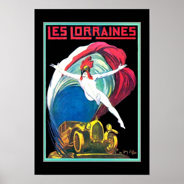 Poster de la voiture Vintage (Devant)