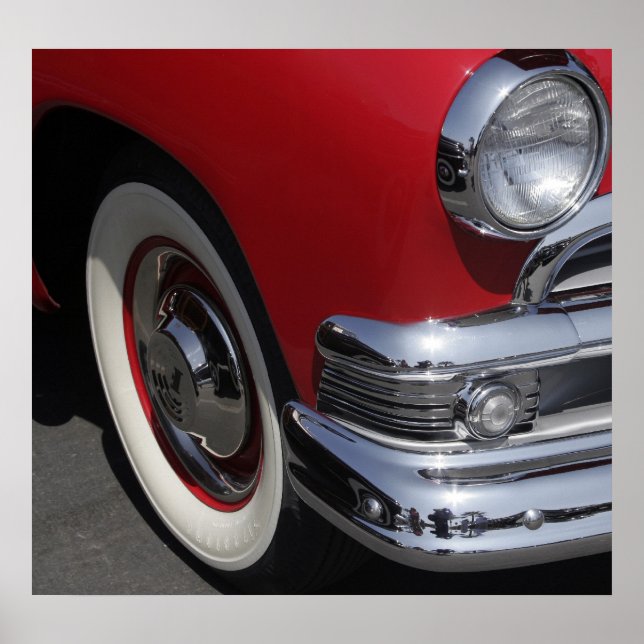 Poster de la voiture Vintage (Devant)