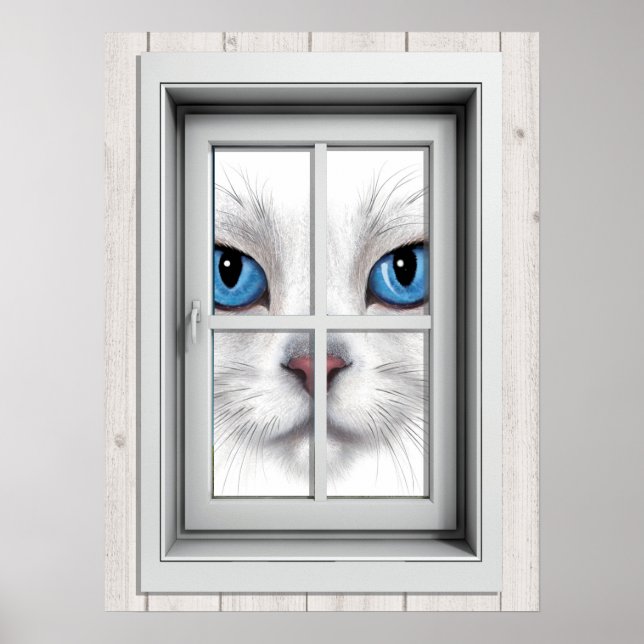 Poster de la vue de fenêtre (Devant)