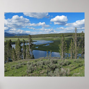 Poster de la vue Pittoresque de la rivière Yellows