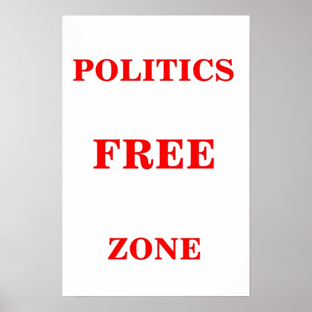 Poster de la zone de liberté politique (Devant)