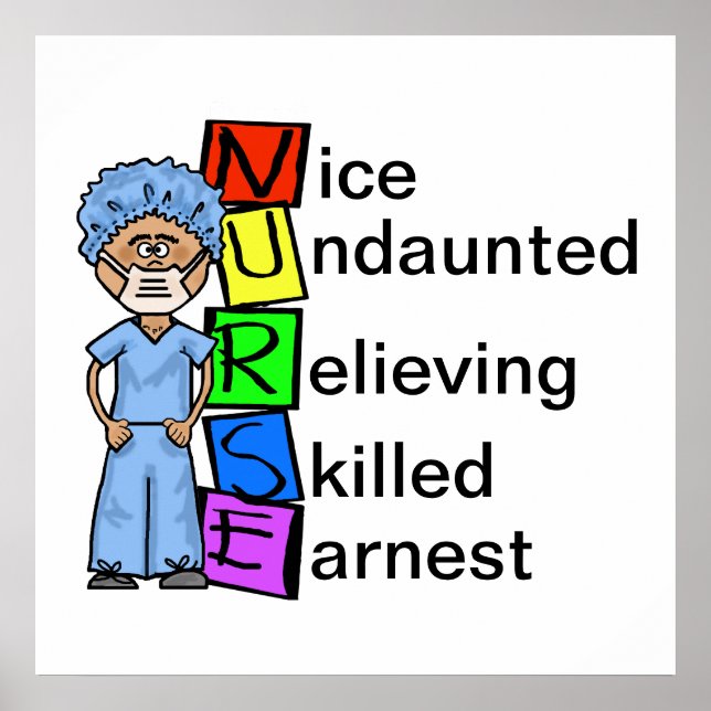 Poster de l'acronyme de l'INFIRMIÈRE chirurgicale  (Devant)