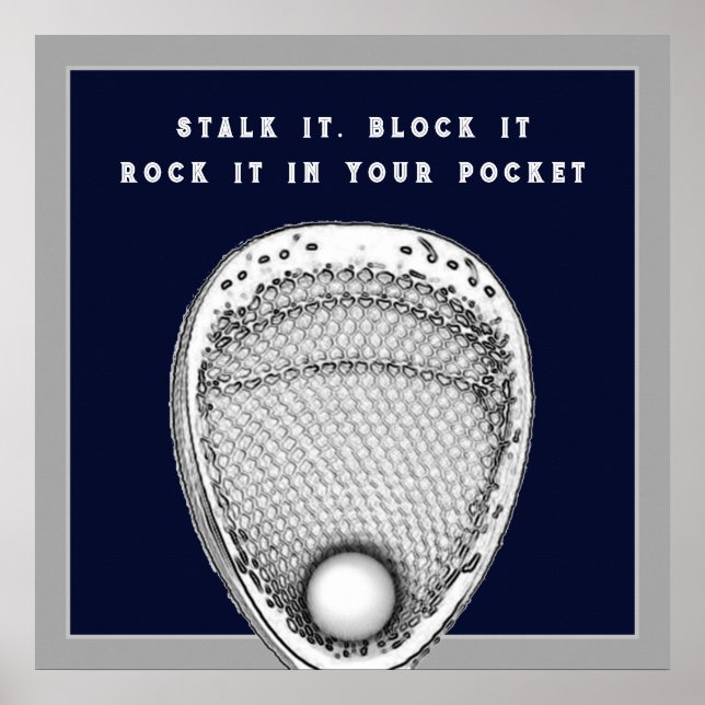 Poster de Lacrosse Goalie (Devant)