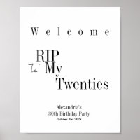 Poster de l'Affiche de bienvenue de la typographie