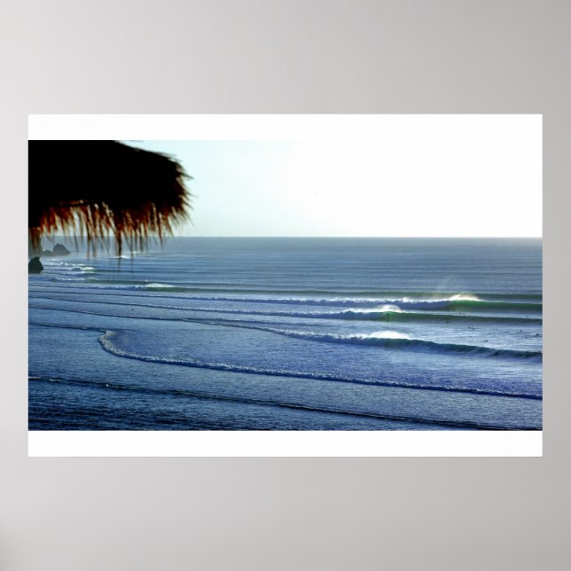 Poster de l'affiche de surf Waves Breaking in Bali (Devant)