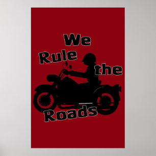 Poster de l'affiche des routes (Biker)