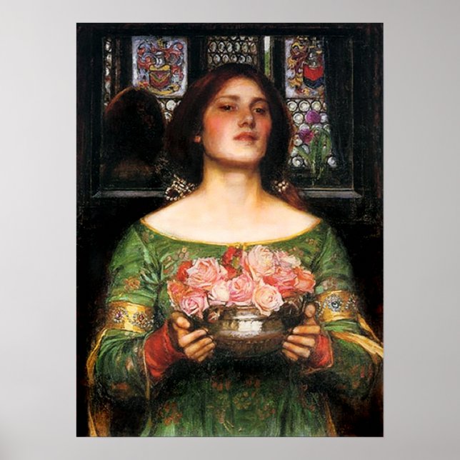Poster de l'affiche Waterhouse Gather Ye Rosebuds (Devant)