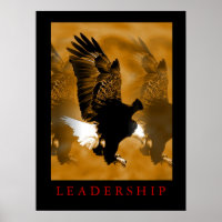 Poster de l'aigle d'atterrissage
