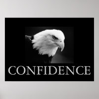 Poster de l'aigle de confiance motivationnelle noi