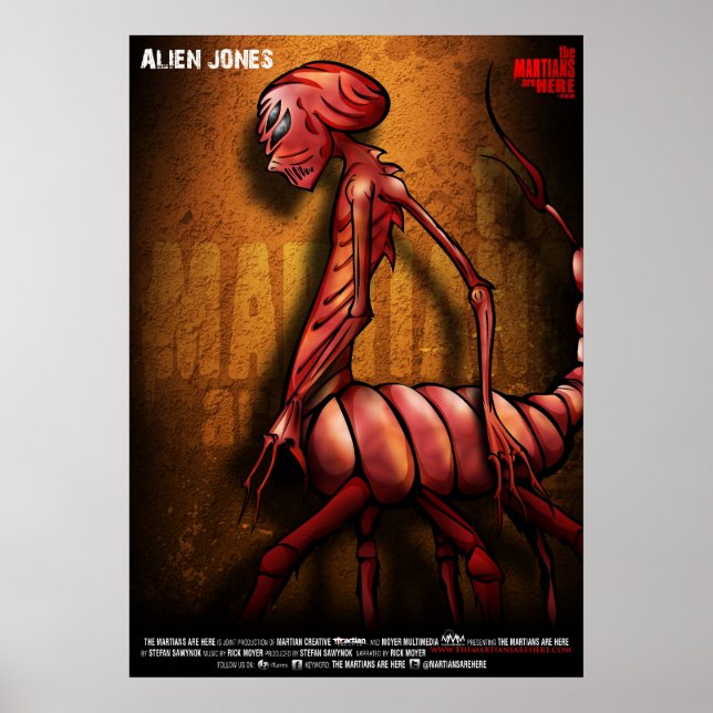 Poster de l'Alien Jones de TMAH (Devant)