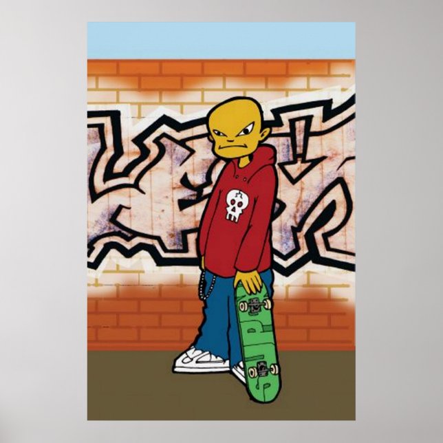 Poster de l'allée des patineurs (Devant)