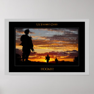Poster de l'American Soldier's Creed
