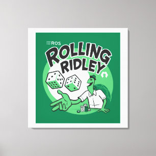 Poster de lancement ROS Rolling Ridley sur toile