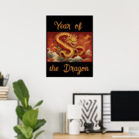 Poster de l'année du dragon