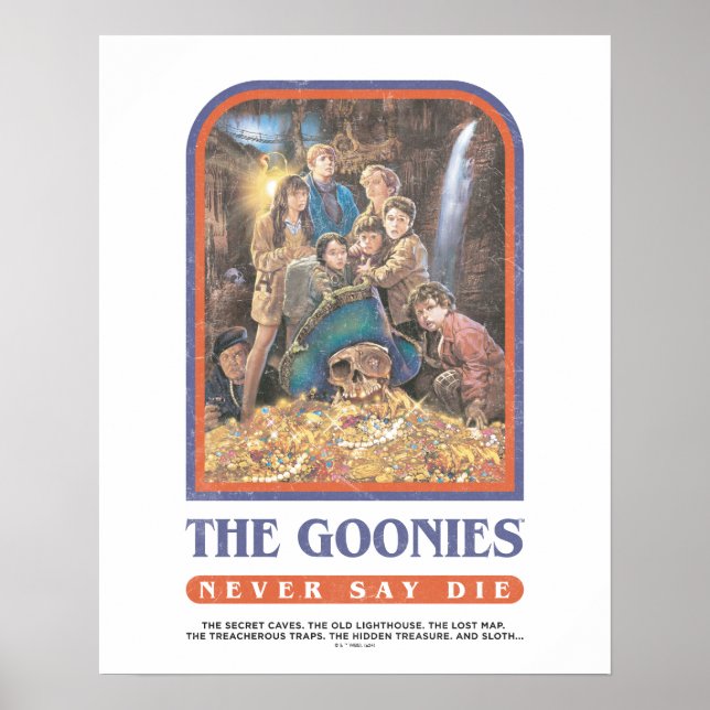 Poster de l'anniversaire du trésor des Goonies (Devant)