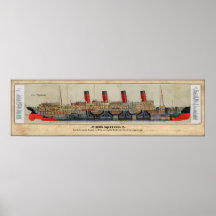 Poster de l'Aquitania Cut Away