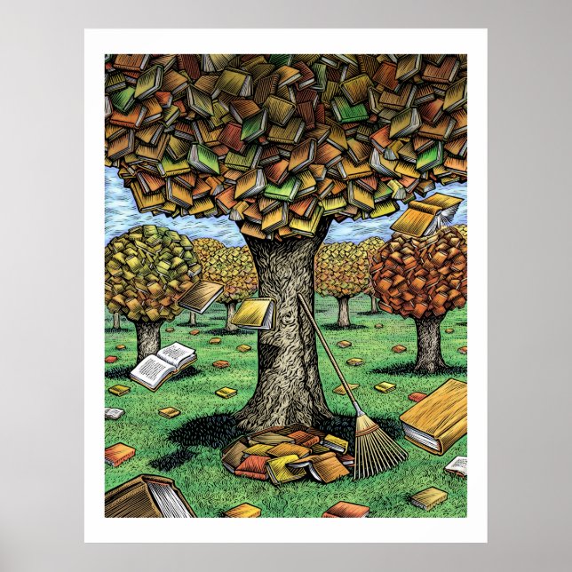 Poster de l'arbre du livre (Devant)