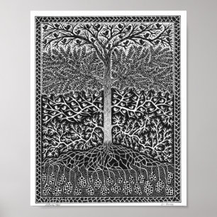 Poster de l'arbre du matin
