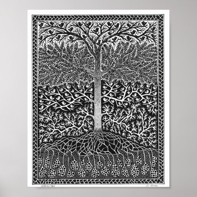 Poster de l'arbre du matin (Devant)