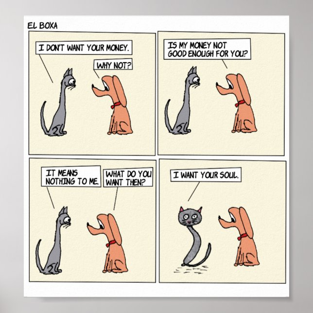 Poster de l'argent (Devant)