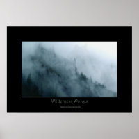 Poster de l'art de la faune sauvage et des loups c