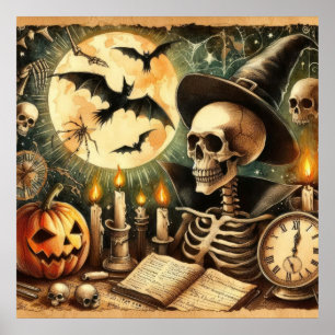 Poster de l'art d'Halloween