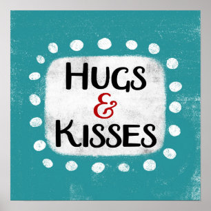 Poster de l'art mural Hubs & Kisses