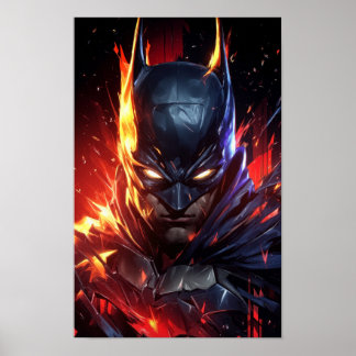 Poster de l'Art numérique Inferno Batman