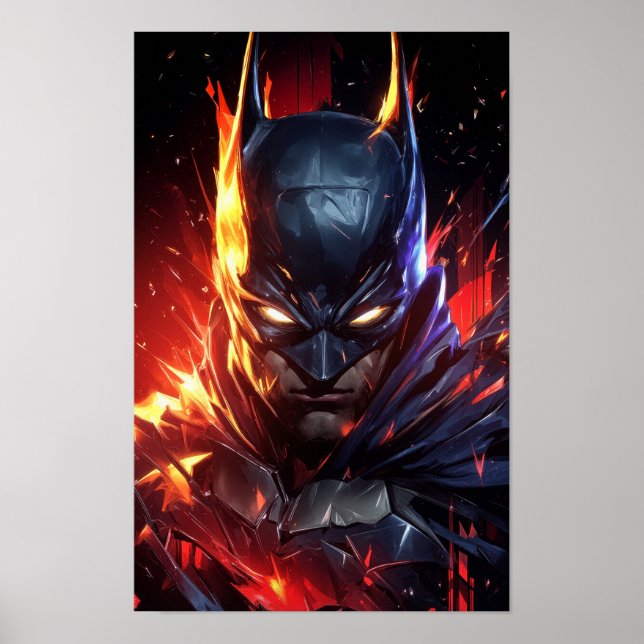 Poster de l'Art numérique Inferno Batman (Devant)