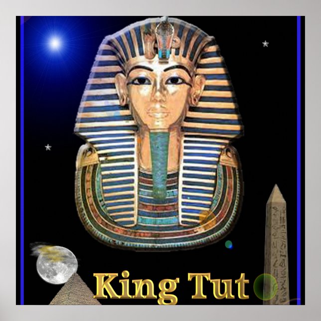 Poster de l'art numérique King tut (Devant)