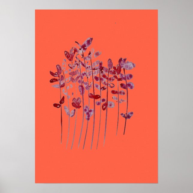 Poster de l'artisanat floral (Devant)
