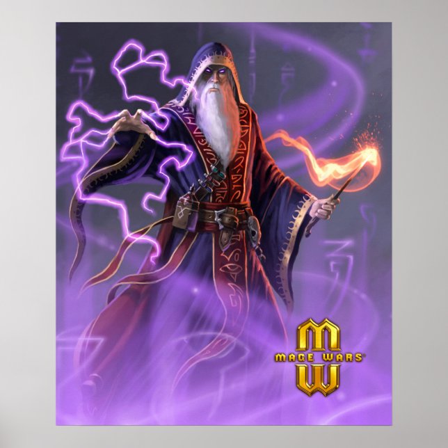 Poster de l'Assistant de Sortilege Mage Wars® (20x (Devant)