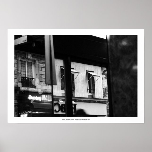 Poster de l'atmosphère parisienne (Devant)