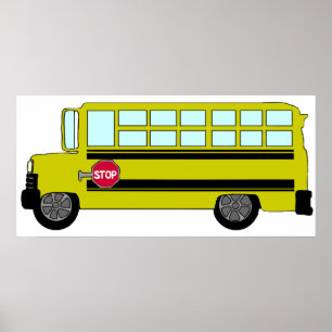 Poster de l'autobus vert