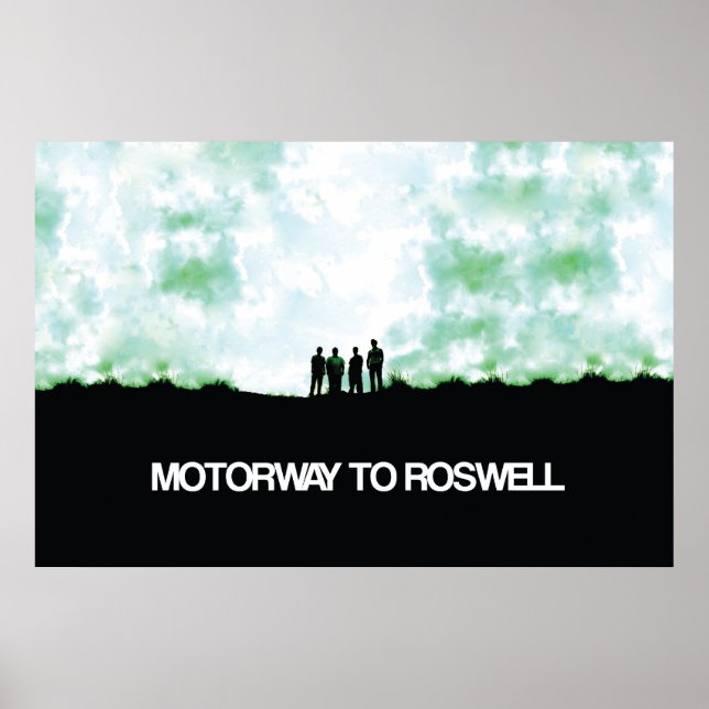 Poster de l'autoroute vers Roswell (Devant)