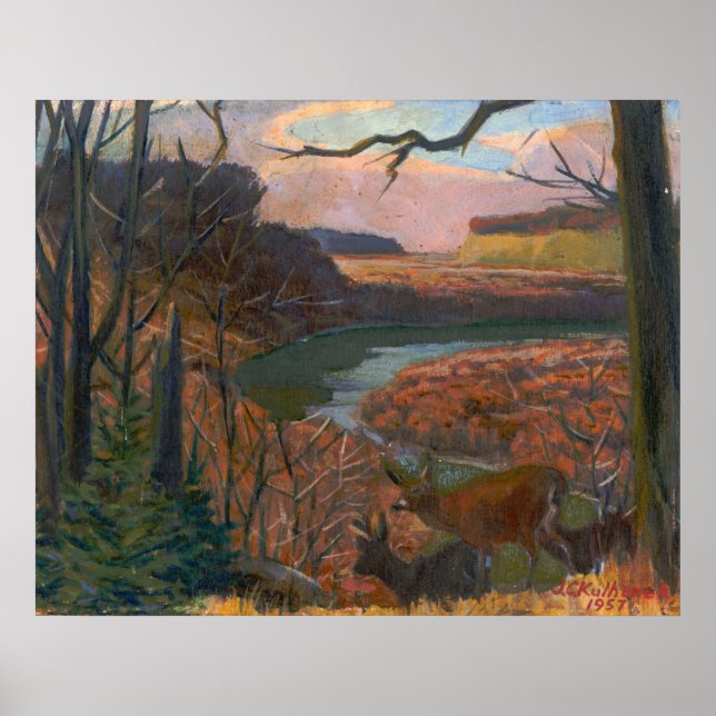 Poster De l'autre côté de la Vallée - Kulhanek (Devant)