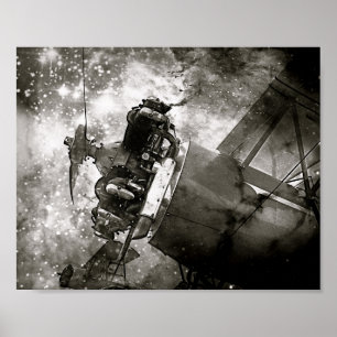 Poster de l'avion de B&W Galactic War