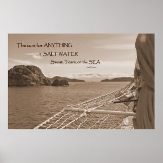 Poster de l'eau salée