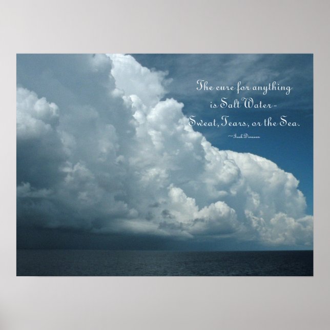 Poster de l'eau salée Cure Ocean (Devant)