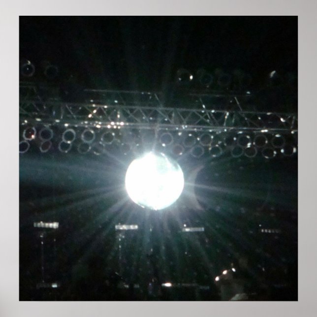 Poster de l'éclairage de scène (Devant)