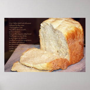 Poster de l'Écriture Notre Père, Version D