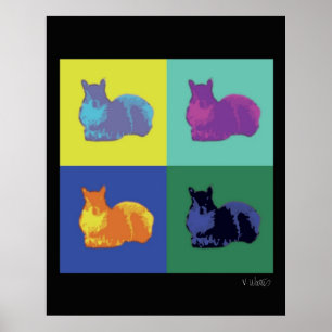 Poster de l'écureuil Pop
