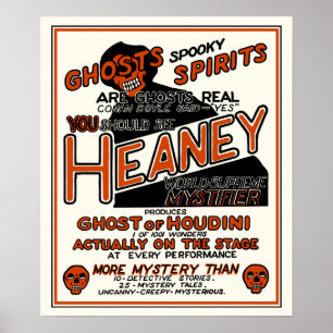 Poster de l'émission Heaney Spook vintage